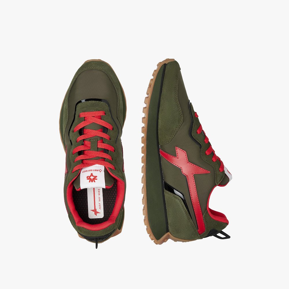 Basket W6YZ Army Green/Red Femme | PYP-96220003